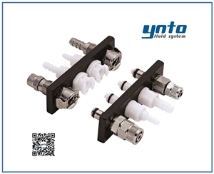 Multi–Mount 多管道面板系列接頭，CPC塑料快速接頭 Multi-Mount Series